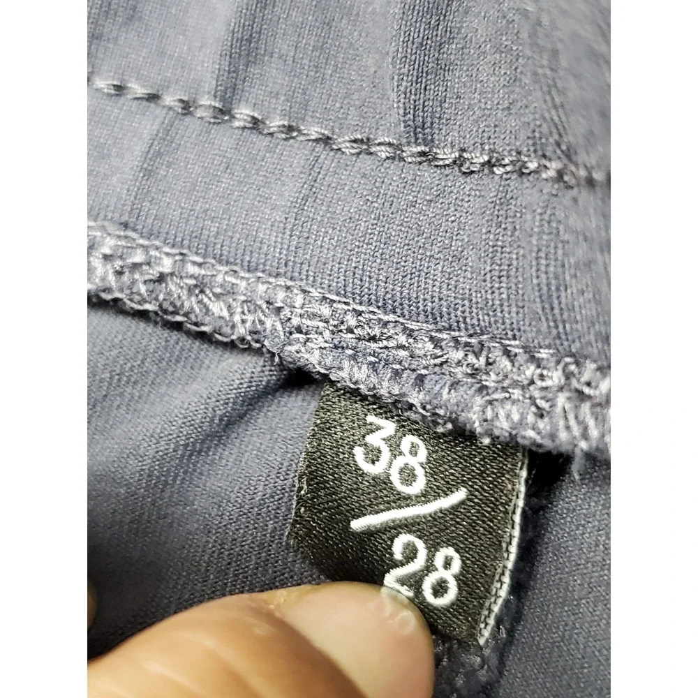 PUBLIC REC Men Activewear Pants 38/28 Dark Gray Jogger Zipper Slim 28